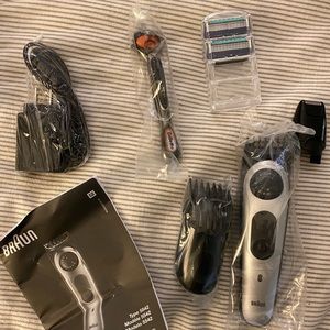 NEW BRAUN beardTrimmer (missing haircut pieces)